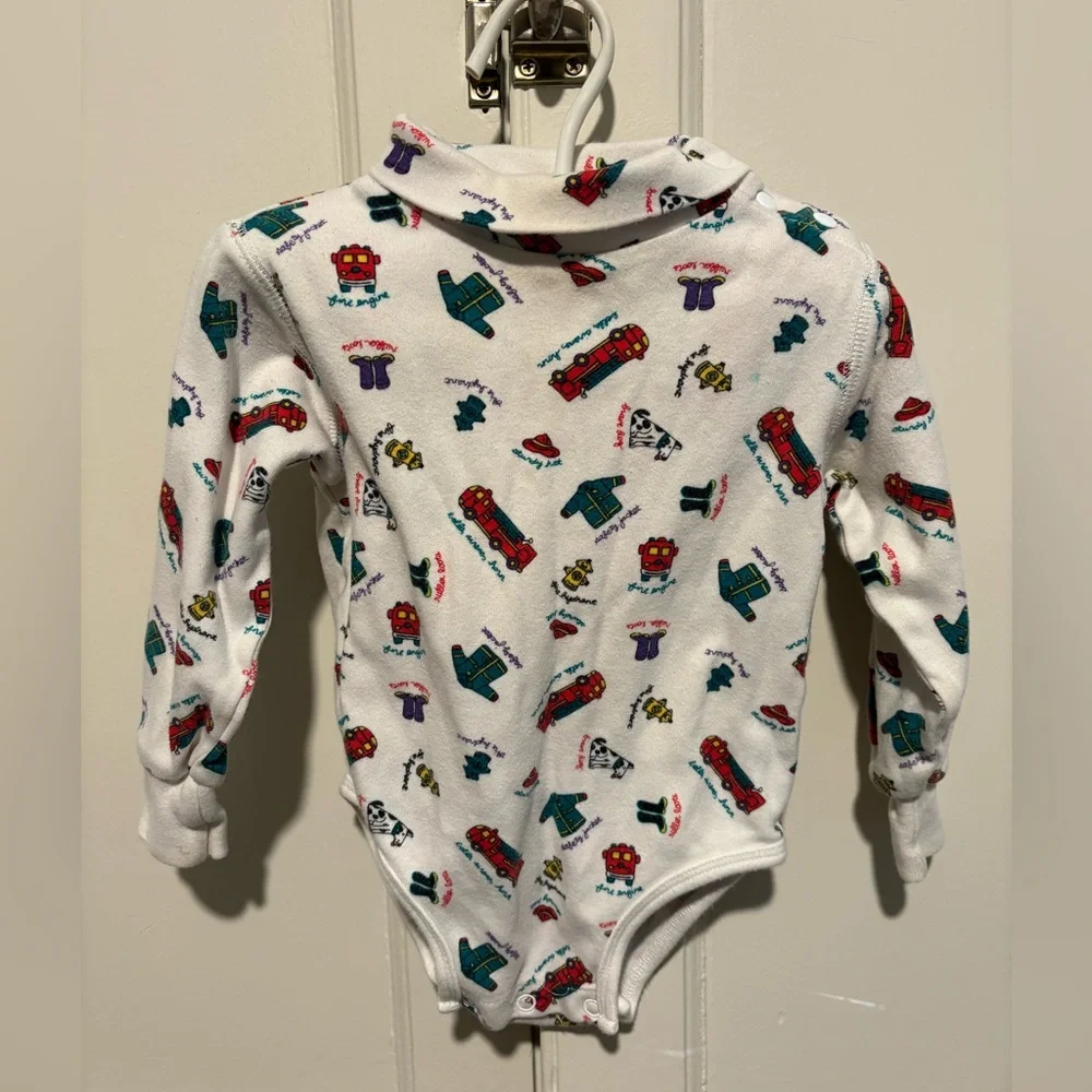 Vintage Rainbow Tag Gymboree Fire House One Piece